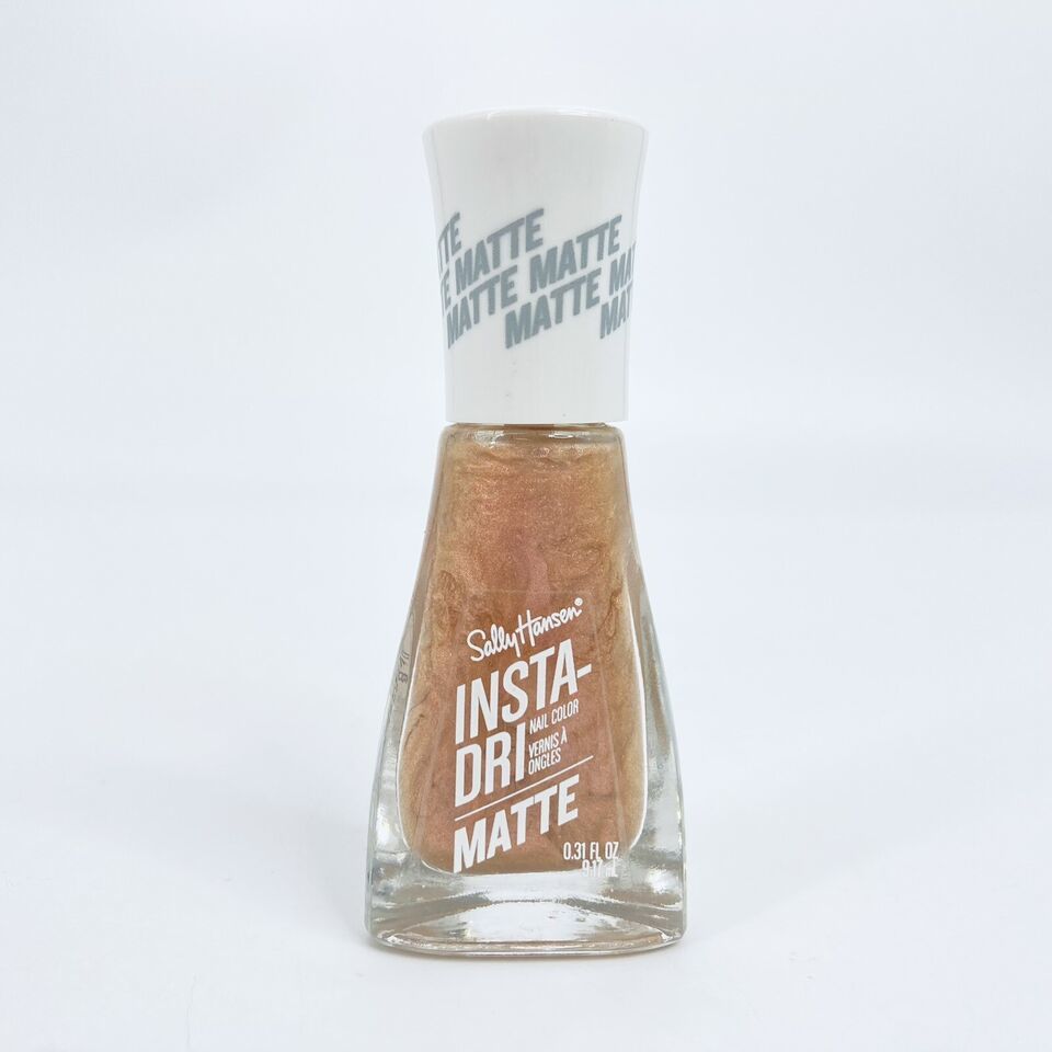 Sally Hansen Insta-Dri Matte Nail Polish Color #017 Rose Flush - $2.97