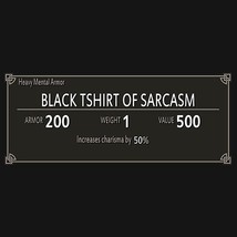 Skyrim t-shirt of sarcasm !!! t-shirt - £14.51 GBP+