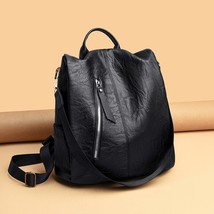 T leather backpacks bags for girls female shoulder bag multifunction traveling backpack thumb200