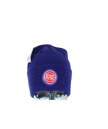 NOS Vtg 90s NBA Detroit Pistons Spell Out Wool Knit Winter Beanie Hat Bl... - $136.43 CAD