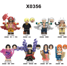 8 Pcs Japan Anime ONE PIECE Minifigure Set Buy Minifigures Online - £17.51 GBP