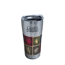 Tervis Game of Thrones House Sigils 20 oz. Stainless Steel Tumbler W/ Lid New - £23.96 GBP