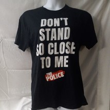 The Police Graphic Tee Short Sleeve T-Shirt Don&#39;t Stand So Close to Me Black LRG - £14.85 GBP