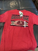 Mossy Oak cardinal red tshirt Mens M-Brand New-SHIPS N 24 HOURS - $18.69