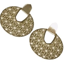 Kendra Scott - DIANE gold filigree statement disc earrings With Original... - £51.83 GBP