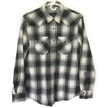American Eagle Men&quot;s Plaid Long Sleeve Shirt Size L Vintage Fit Button Up - $43.87 CAD