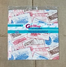 Vintage Cleo Gift Wrap All Occasion Retro Strike Brand Labels Ephemera - £7.95 GBP