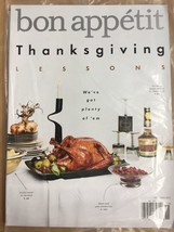 Bon Appetit Magazine November 2017 New In Plastic Thanksgiving Lessons - £19.57 GBP
