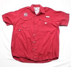 Columbia PFG Mens Red Short Sleeve Shirt With South Carolina Gamecocks L... - $12.12