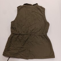 C'ESTTOI GV1087 Women's Girls/Women's Green Cotton Blend Sherpa Vest Size Medium image 15