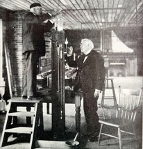 Thomas Edison In His Own Museum 1940s Invention History Photo Print Art DWT7 - £31.96 GBP