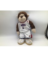 Build-A-Bear Monkey Plush 18 in WNBA Jersey #1 Shoes Basketball Outfit S... - $19.75