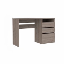 47&quot; Light Gray Computer Desk With Three Drawers - $419.53 CAD