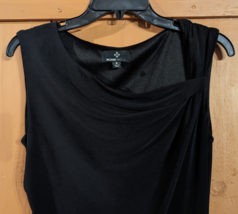 Ronni Nicole Size 8 Womens Black Sleeveless Drape Design Dress Lined NWT - $19.34