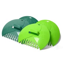 2Set Leaf Scoops Hand Rakes, Large Durable Ergonomic Leaf Scoops For Pic... - £34.59 GBP