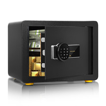 1.0 Cu Ft Electronic Digital Security Safe Box W/ Keypad &amp; Key for Home Office - £140.65 GBP