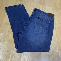 Lee Extreme Comfort MVP 40x32 Straight Fit Tapered Leg Blue Performance ... - $22.54