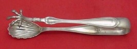Bead by Wood &amp; Hughes Sterling Ice Tong Claw &amp; Shell 9 1/8&quot; Serving - £562.81 GBP