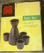 Joyce Chen 5 Piece Japanese Sake Set - Decanter, Cups shot Glasses - NEW - £9.95 GBP