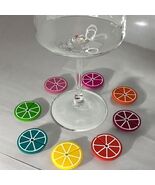 Fruit Slices Silicone Drink Markers Set of 8 - $7.92