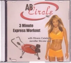 AB Circle Pro DVD 3 Minute Express Workout Jennifer Nicole Lee - $12.29