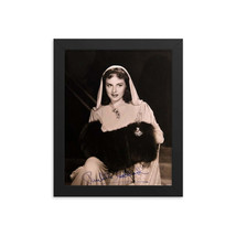 Paulette Goddard signed portrait photo Reprint - £52.08 GBP