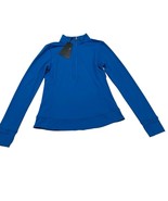 Greyson Halley Pullover Womens M 1/4 Zip Blue Bird Nylon Stretch Golf At... - $105.05 CAD