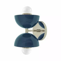 Double Sconce Cup Mid Century Double Shade Wall Fixture Lamps Lighting Sconce - £118.50 GBP