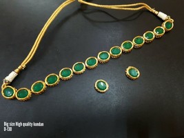 Kundan jewelry Necklace earrings (choker) bridal set online Poojavi19 New Sell - £29.79 GBP