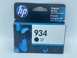 Genuine HP 934 Black Ink Cartridge NEW SEALED FREE SHIPPING EXP 07/2021 - £7.80 GBP