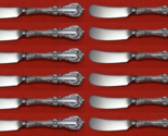 Burgundy by Reed and Barton Sterling Silver Butter Spreaders HH paddle S... - $355.41