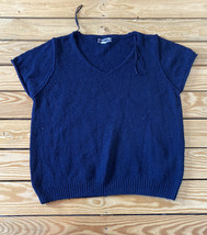 anthropologie Women’s cap sleeve sweater size S blue M2 - £14.23 GBP