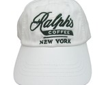 Polo Ralph Lauren Ralph&#39;s Coffee New York NYC Baseball Hat Cap White NEW - £43.13 GBP