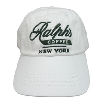 Polo Ralph Lauren Ralph&#39;s Coffee New York NYC Baseball Hat Cap White NEW - £43.14 GBP