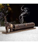 Hand Decorative Elephant-Shaped Incense Holder with Long Slot for Incens... - $1,115.55 MXN