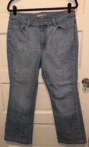 Chicos Platinum Jeans Size 2.5 Short (30x27.5) Light Wash Bootcut  - £13.95 GBP