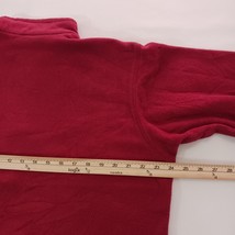 Columbia WU6176 Men's Hemlock Ridge Pullover Brick Red Fleece Jacket Size Large image 7