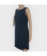 Petite Sophisticate Navy Blue Sleeveless Dress 8 6 P - £14.94 GBP