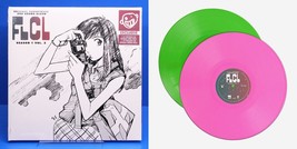 FLCL Vinyl Record Soundtrack Season 1 Vol 2 The Pillows 2 LP Green Pink - £35.13 GBP