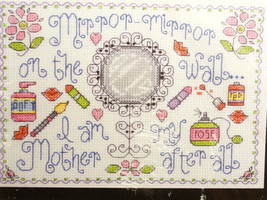 Design Works Counted Cross Stitch Kit 5&quot;X7&quot; Mirror Mirror NIP - £15.79 GBP