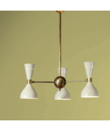Mid-Century 3-Arm Sputnik Ceiling Chandelier - Modern Home Decor Lighting - $543.80 CAD