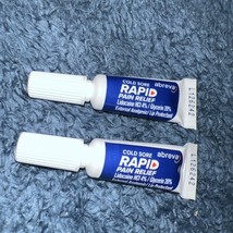 2 Tubes Abreva Rapid Pain Relief Cold Sore Treatment 3 Gram Exp. 06-2026 - $453.32 MXN