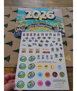 2026 Disney World Parks Annual Passholder Exclusive Wall Calendar &amp; Stic... - €21,61 EUR