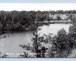 RPPC River Scene Twin Valley Minnesota MN UNP 1949 Postcard D16 - $9.76