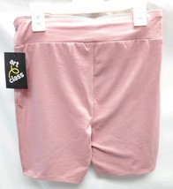 Girls' Size XL (14-16) V-Waist Bike Shorts Rose Pink, Art Class image 3