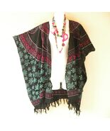 CB668 Turtle Cardigan Duster Open Front Plus Hippy Jacket Coverup Top up... - $24.90