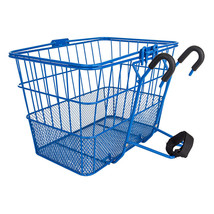 Sunlite LiftOff Bicycle Basket Mesh Bottom13.5x9.87x9.5inches-quick mount-Blue - $33.33