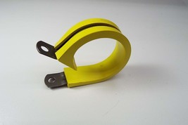 X4 1-5/16&quot; Umpco LOOP ROUND CUSHIONED CABLE P CLIP CLAMP NITRILE YELLOW ... - £12.01 GBP