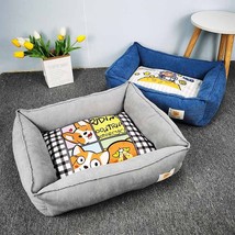 Fabric Craft Printing Square Warm Pet Bed - $24.16+
