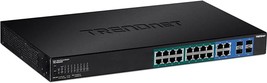 TRENDnet 20-Port Gigabit Web Smart 370W PoE+ Switch, TPE-1620WSF, 16 Gig... - £622.49 GBP
